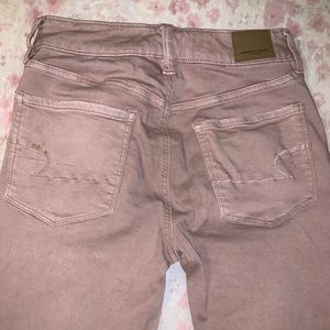 Mauve American Eagle Hi-Rise Jeggings s2